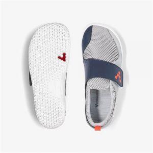 Vivobarefoot Primus Kids Gray Navy Orange – kuva 2