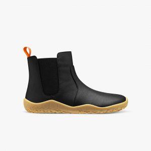 Vivobarefoot Fulham Leather Kids Obsidian – kuva 1