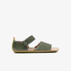 Vivobarefoot Ababa Leather Sandals Kids botanical Green – kuva 1