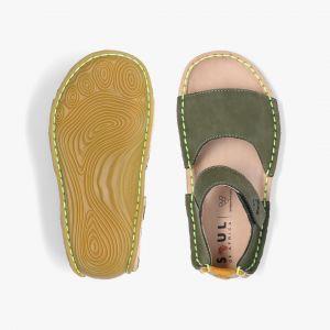 Vivobarefoot Ababa Leather Sandals Kids botanical Green – kuva 3