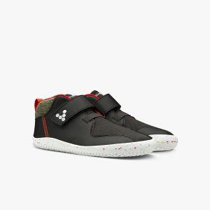 Vivobarefoot Primus Bootie All Weather Kids Obsidian – kuva 5