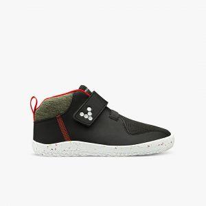 Vivobarefoot Primus Bootie All Weather Kids Obsidian – kuva 1