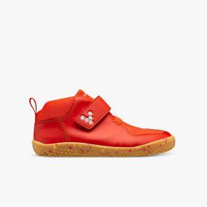 Vivobarefoot Primus Bootie II Kids Fiery Coral – kuva 1