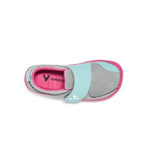 Vivobarefoot Mini Primus Kids Mesh Gray / Pink – kuva 3