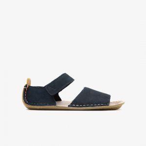 Vivobarefoot Ababa Kids Leather Sandals Navy – kuva 1