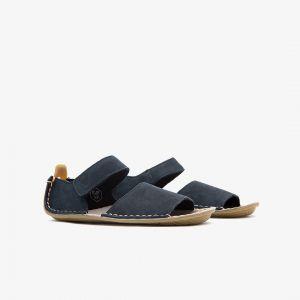 Vivobarefoot Ababa Kids Leather Sandals Navy – kuva 4