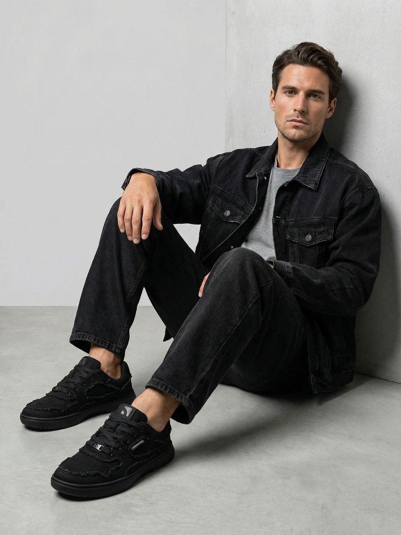 Barebarics Zing Denim - All Black – kuva 7