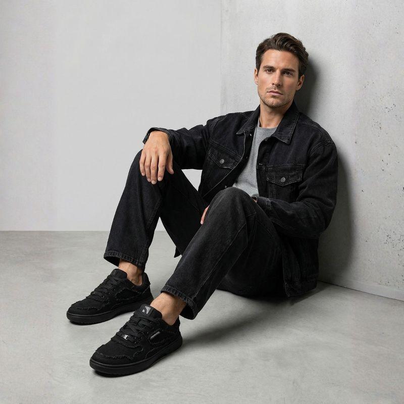 Barebarics Zing Denim - All Black – kuva 8