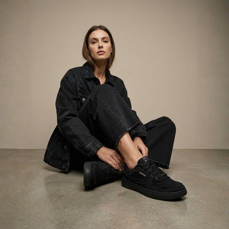 Barebarics Zing Denim - All Black – kuva 4