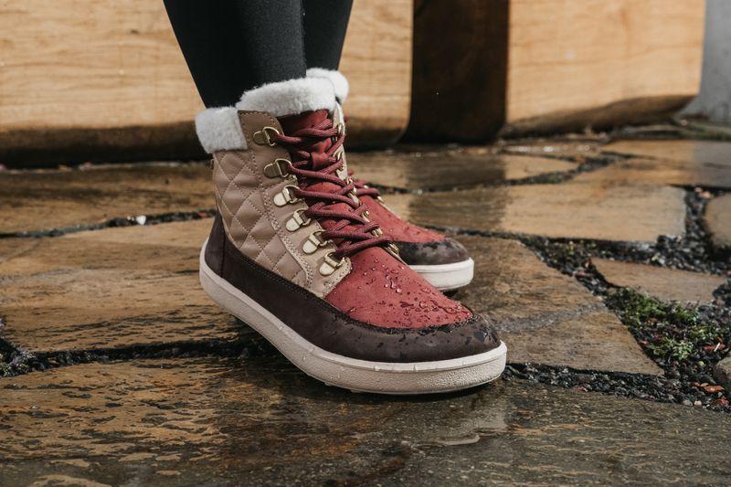 Olivia - Brown & Burgundy