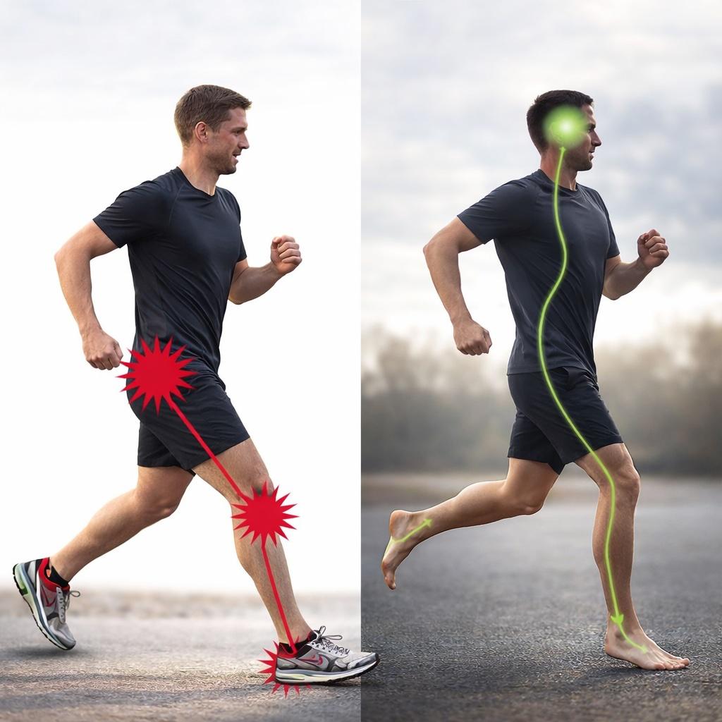 Paljasjalkajuoksu vs. kantapääjuoksu, opi juoksemaan oikein