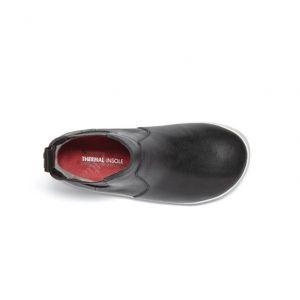 Vivobarefoot Fulham Leather Kids Black – kuva 4