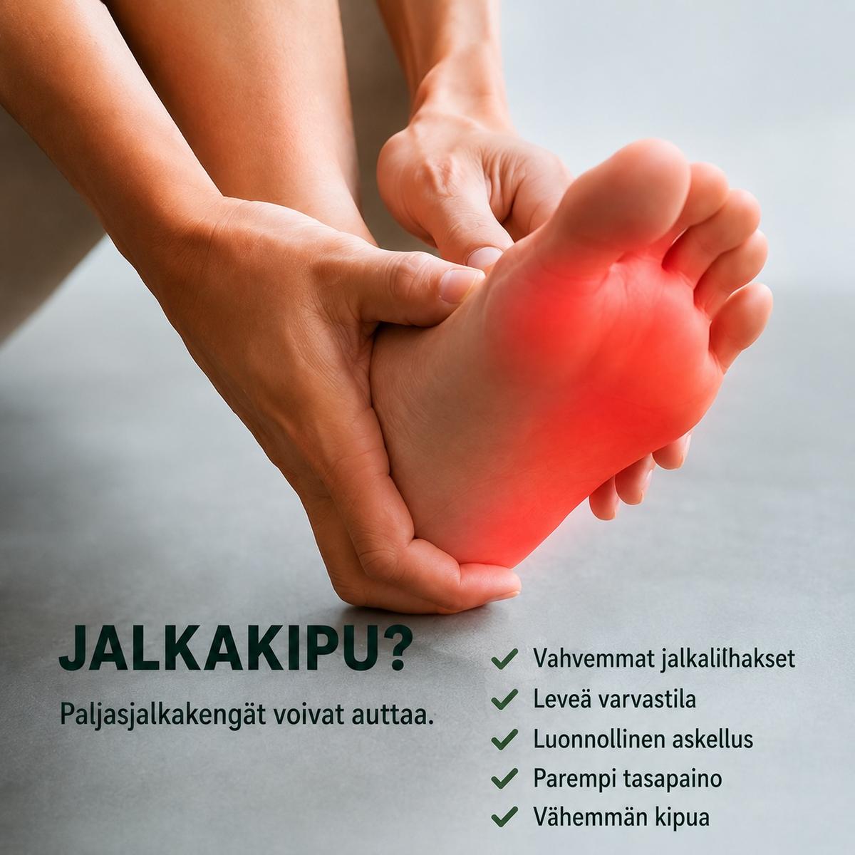 Jalkakipuja? Näin paljasjalkakengät voivat auttaa vahvistamaan jalkoja luonnollisesti