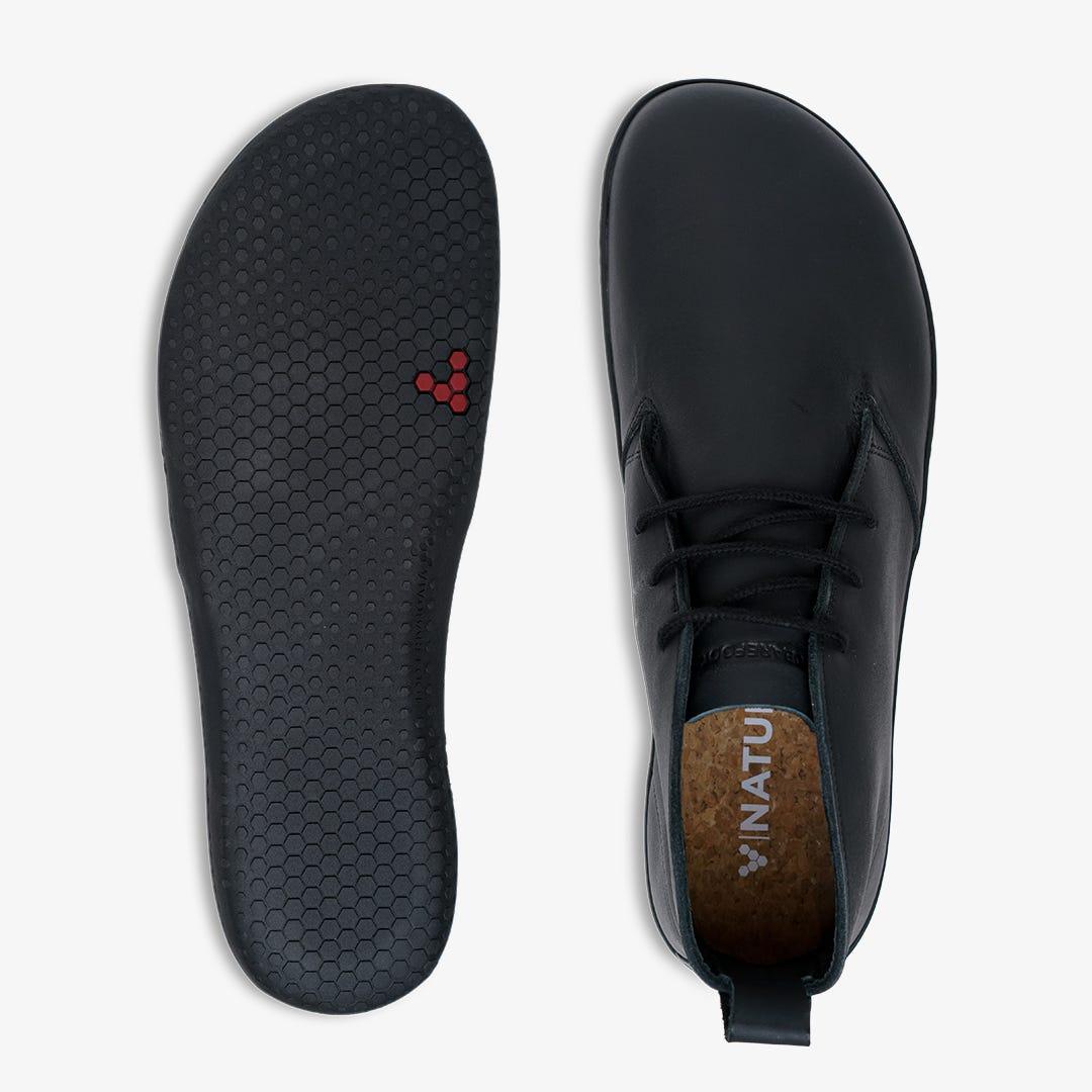 Vivobarefoot GOBI III MENS BLACK LEATHER – kuva 4