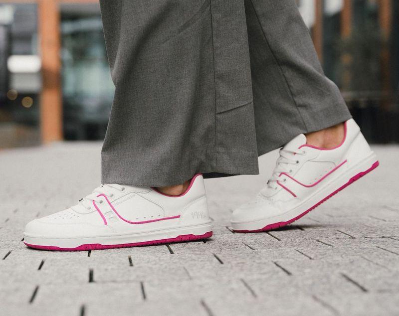 Barebarics Arise - White & Raspberry Pink