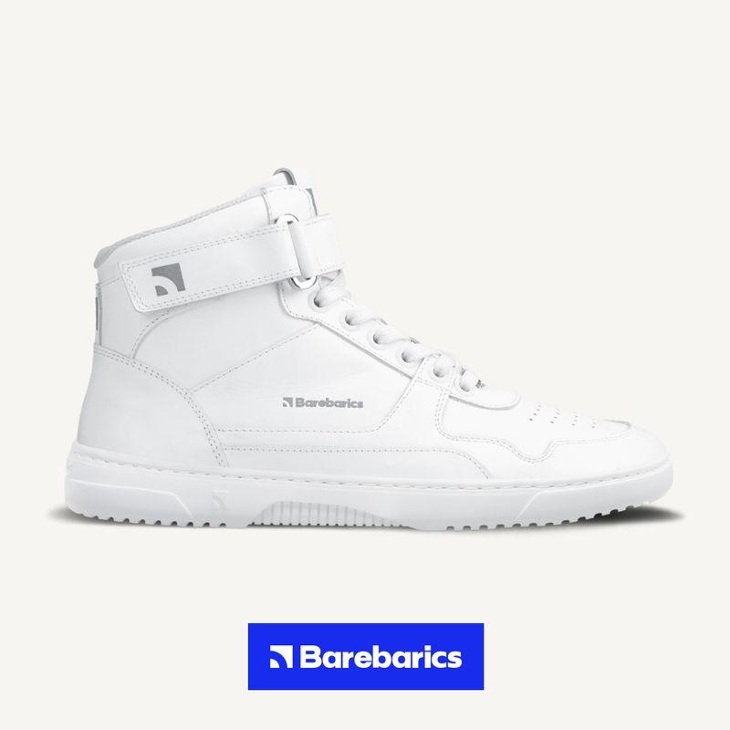 Barebarics Zing - High Top - All White - Leather – kuva 10