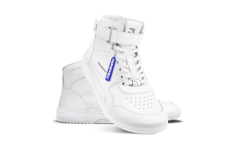 Barebarics Zing - High Top - All White - Leather – kuva 20