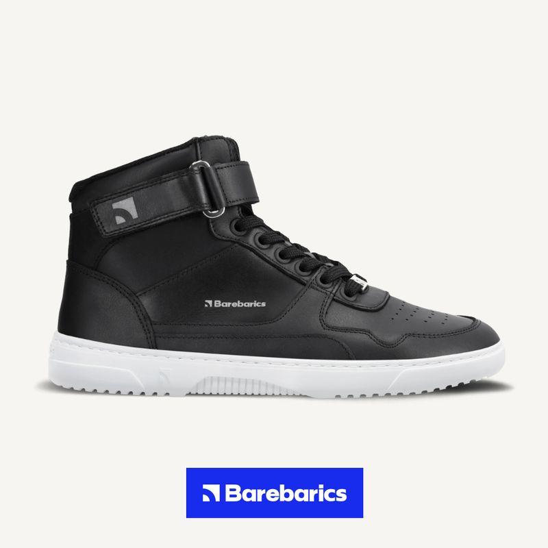 Barebarics Zing - High Top - Black & White - Leather – kuva 11